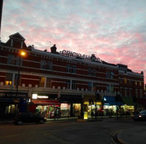 Red sky Cricklewood