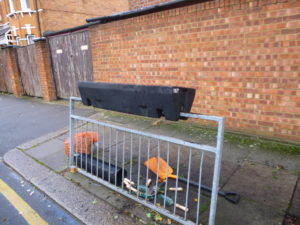 kerbside barriers before