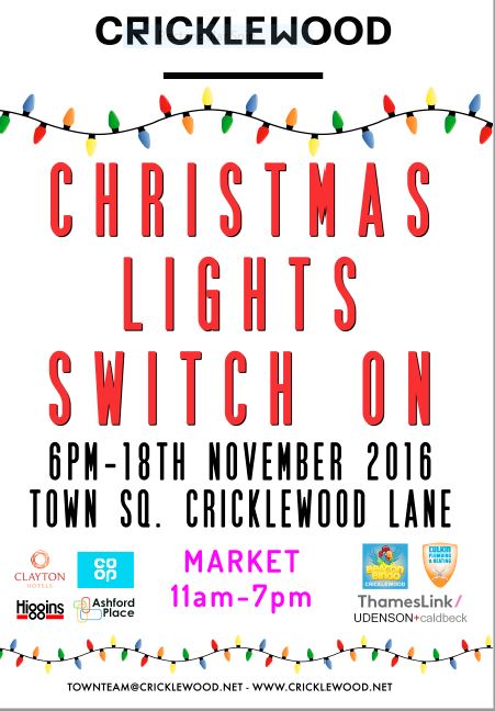 Cricklewood Christmas Lights Switch On - NorthWestTWO
